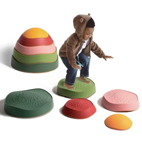 Sensory Non-Slip Stones, 5pcs