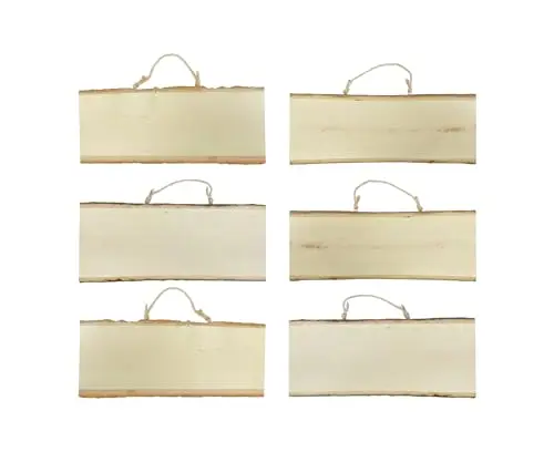 Cregugua basswood rectangle plaques for wood burning signs