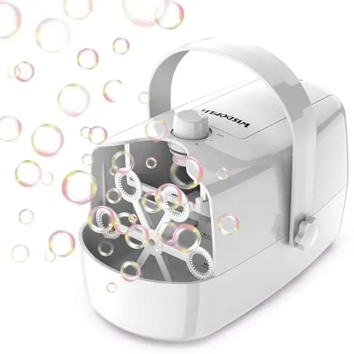 3 Sizes of Bubbles, High Output, 3 Wand Settings