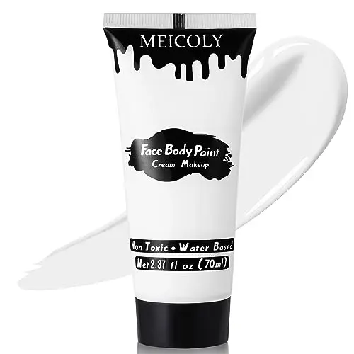 MEICOLY white cream face and body paint in tube