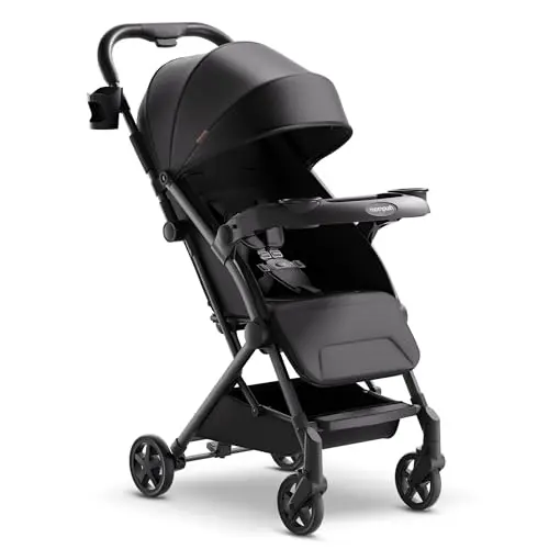 Ultra-compact travel stroller with extras