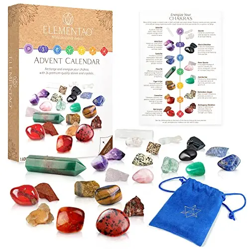 24 Chakra Stones & Healing Crystals for Adults