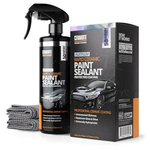 High-Gloss, Hydrophobic Ceramic Coat