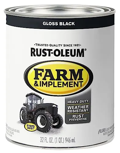 Rust-Oleum Farm & Implement enamel paint for heavy-duty metal