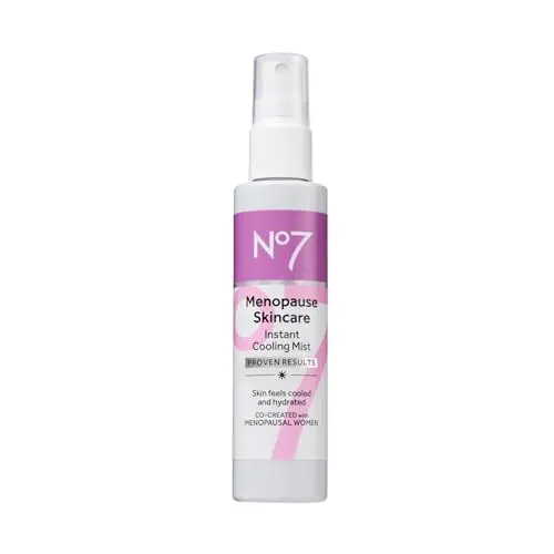 Instant cooling facial mist for hot flushes & hydration