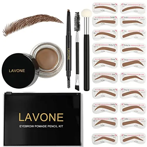 Trio Brow Stamp & Pencil with 20 Stencils
