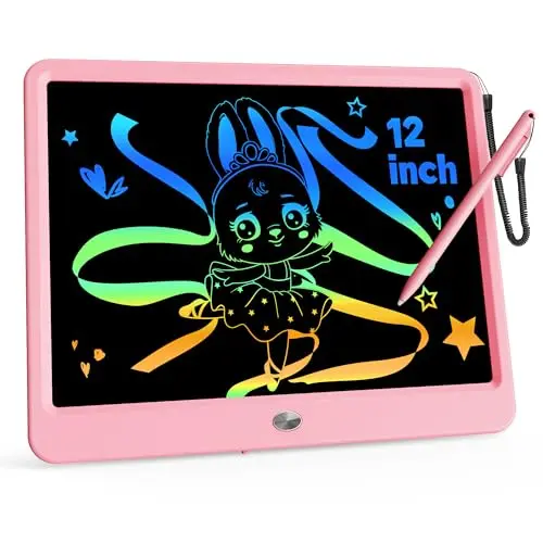Colorful Doodle Board (Pink)