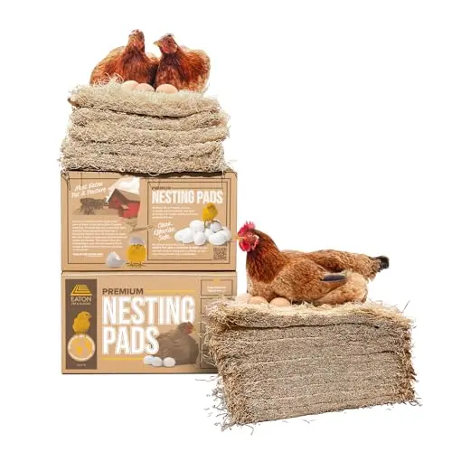 Eaton Pet and Pasture premium aspen nesting pads for chicken boxes