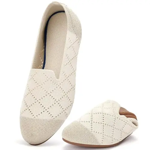 Soft Slip-On Flats for Work or Travel