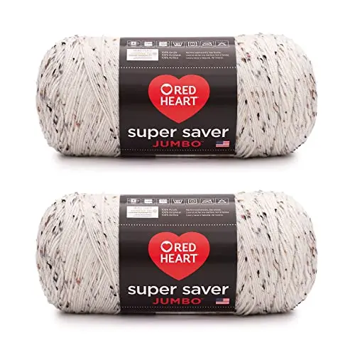 Red Heart Super Saver Jumbo Aran Fleck Yarn
