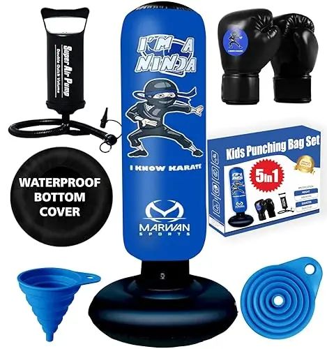 Inflatable Boxing Bag Set, 63'