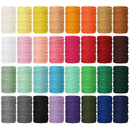 Kenning colorful macrame cord bundle