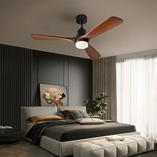Farmhouse Quiet Fan with Light & Remote
