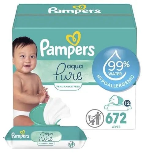 Pampers, 99% Water, Hypoallergenic