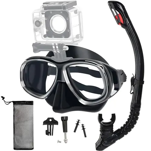 Prescription Dive Mask with Dry Snorkel