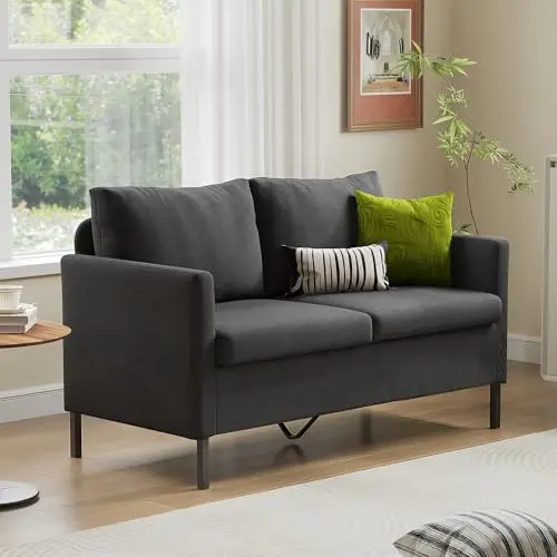 Compact 2-Seater w/ Iron Legs