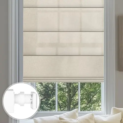 Cordless, UV Protection, Thermal (Beige, Custom Size)