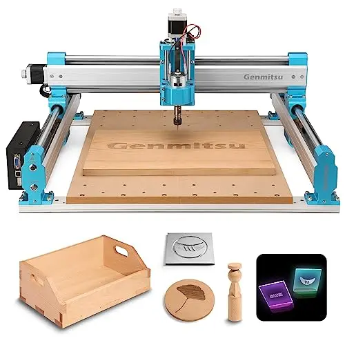 Steel-Frame 3-Axis CNC for Metal, Acrylic, Wood, Milling