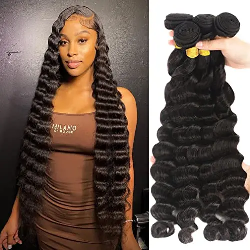 Brazilian Loose Deep, 4 Bundles, 20-26 Inches