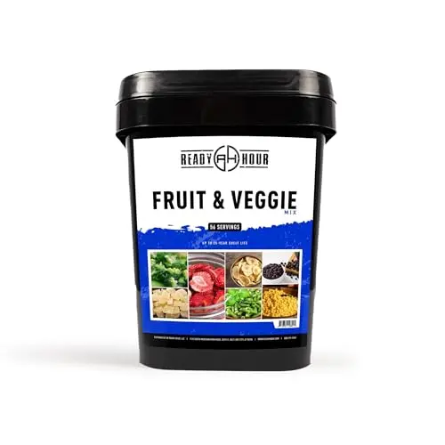 56 Servings | 30-Year Shelf Life | Compact Bucket