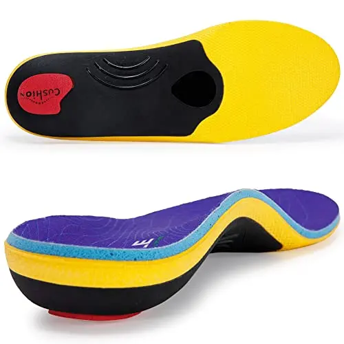 Rigid Arch & Heel Support for Pain Relief in Work Boots