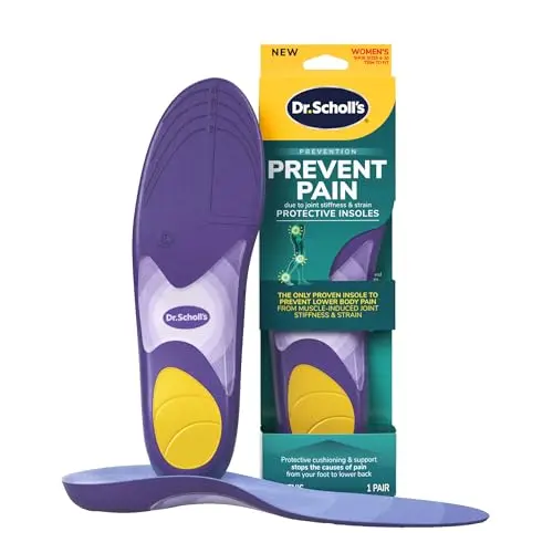 Women's insoles for lower body pain prevention
