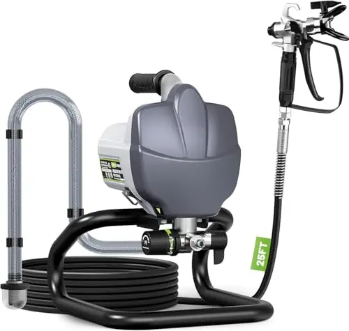 PHALANX airless paint sprayer with multi-pattern spray gun for cabinets