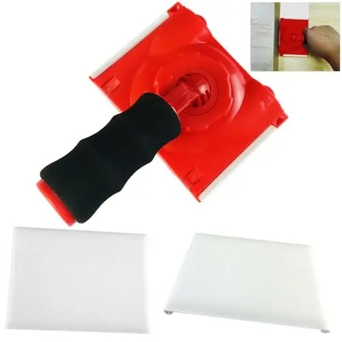 BANCOO paint edge trimmer with guide wheels and replaceable pads