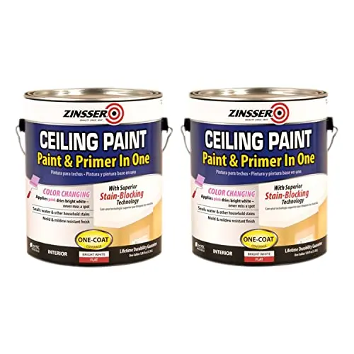 Zinsser Ceiling Paint and Primer in One 2-pack