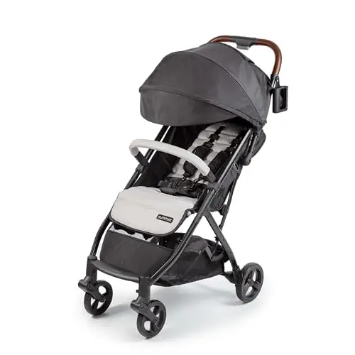 Quick-fold lightweight compact stroller (Gray)