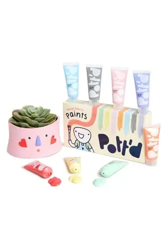 Pott'd specialty acrylic paints designed specifically for air-dry clay projects