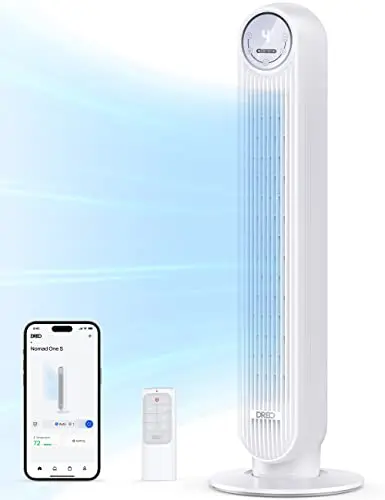 WiFi-Enabled Bladeless Bedroom Fan