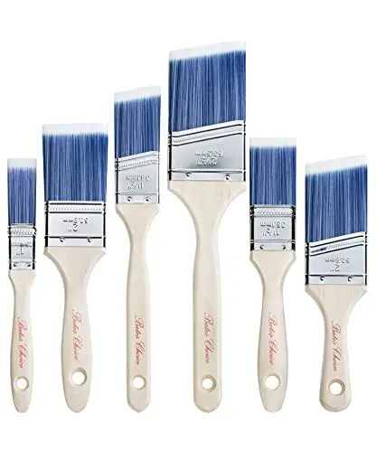 Bates 6-pack paint brushes assortment for cabinet painting