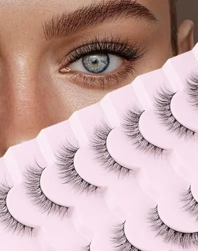 Wispy Lashes Natural Flared 7 Pairs