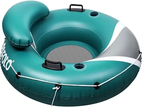 45'' Adult Pool & River Float with Mesh, Heavy-Gauge PVC