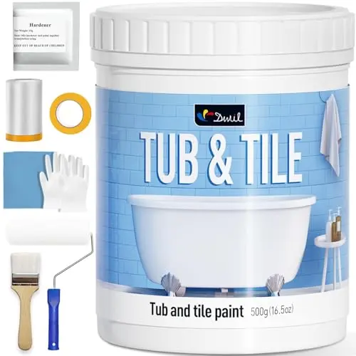 DWIL Tile Paint kit in 16.5oz size with application tools