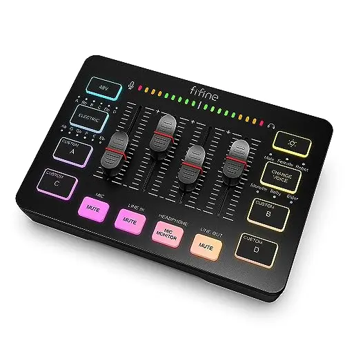 Gaming Audio Mixer with XLR Interface