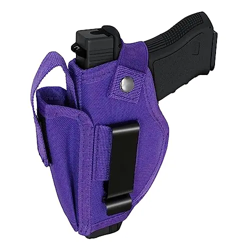 With Mag Pouch, Slim Profile, Purple, For Subcompact/Compact