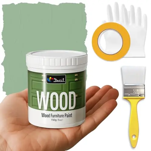 DWIL Matte Finish Furniture Paint trial can in French Light Green