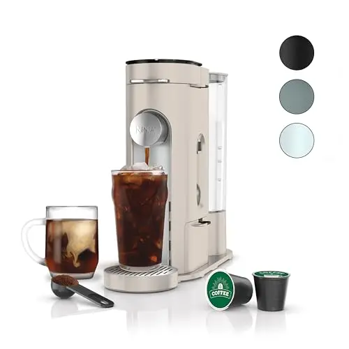 Ninja single serve coffee maker with pod and ground coffee compatibility