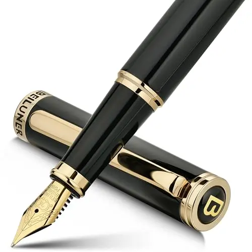 Luxury black & gold, modern weighty feel