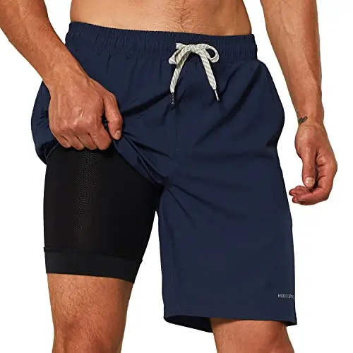 9 Inch Quick Dry Shorts with Compression Liner