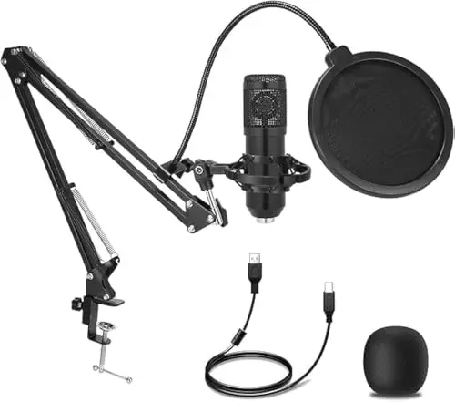 Budget Studio Mic Kit with Arm & Pop Filter