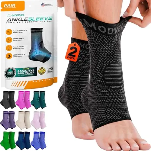 Copper-Infused Ankle Brace & Compression Sleeve