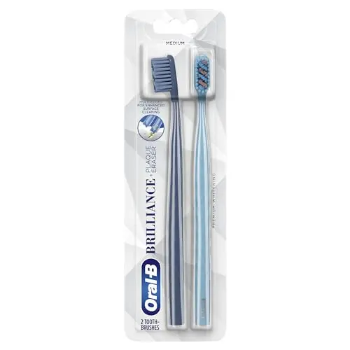 Plaque Eraser Manual Toothbrush (2-Pack)