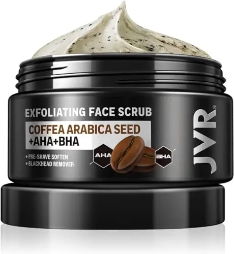 Organic AHA/BHA scrub with coffee extract