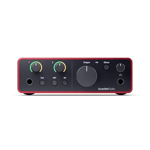 USB Audio Interface for Guitarist, Vocalist & Producer