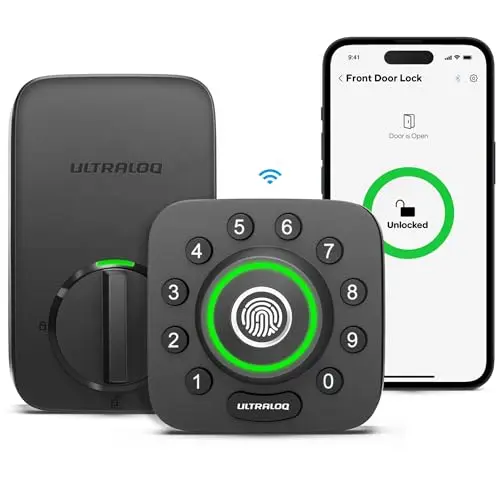 8-in-1 Keyless Entry, App & Fingerprint Control