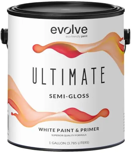 Semi-Gloss, 1-Gallon, White