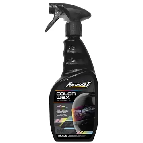 Formula 1 Color Wax Spray for black cars bottle
